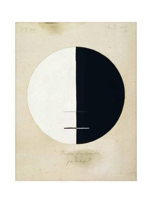 Buddha's Standpoint In The Earthly Life No 3a By Hilma Af Klint 30x40
