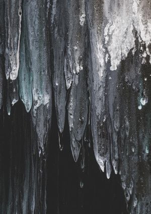 Canvas Drip 21x30