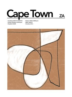 Cape Town Abstract 30x40