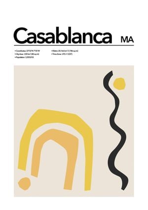 Casablanca Abstract 21x30