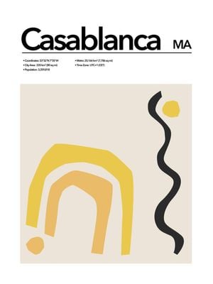 Casablanca Abstract 30x40