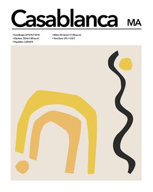 Casablanca Abstract 40x50