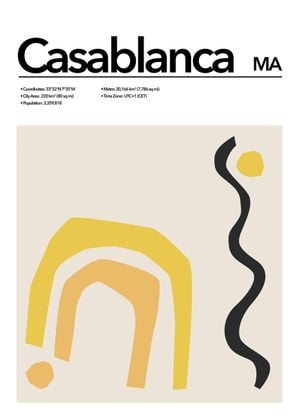 Casablanca Abstract