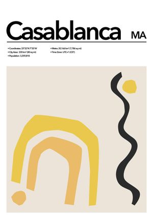 Casablanca Abstract 70x100