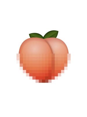 Censored Peach 30x40