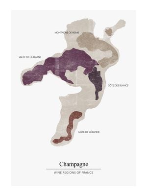 Champagne Region 30x40