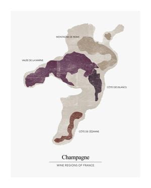 Champagne Region 40x50