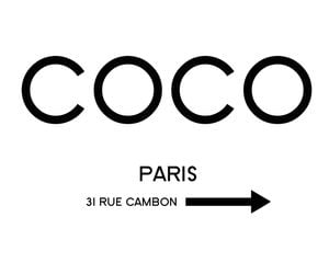 Chanel Rue Gambon 50x40