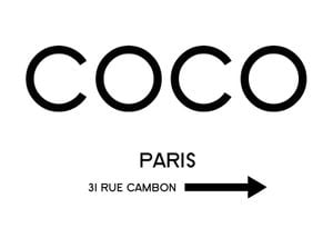 Purchase Coco Chanel Rue Gambon Poster Online