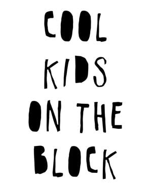 Cool Kids On The Block 40x50