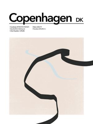 Copenhagen Abstract 30x40