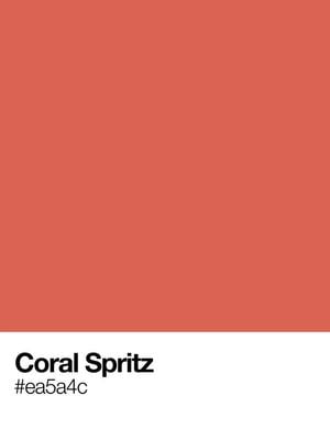 Coral Spritz 30x40