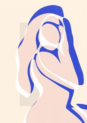 Cut Out Contemplation 21x30