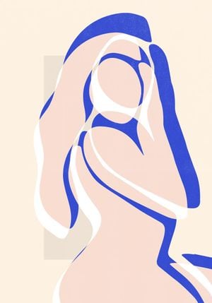 Cut Out Contemplation 70x100