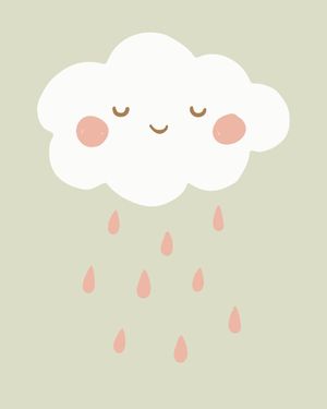 Cute Cloud 40x50