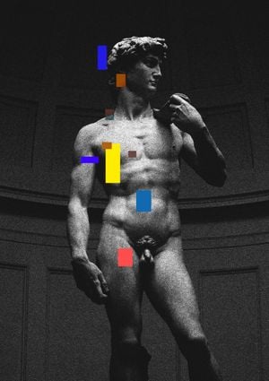 David Sculpture 21x30