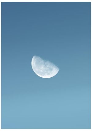 Day Moon 21x30