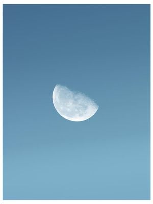 Day Moon 30x40