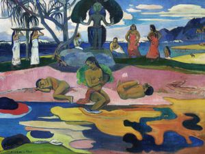 Day Of The God By Gauguin 40x30