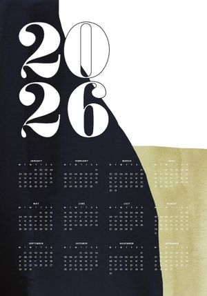 Calendar Nocturnal Waterfall