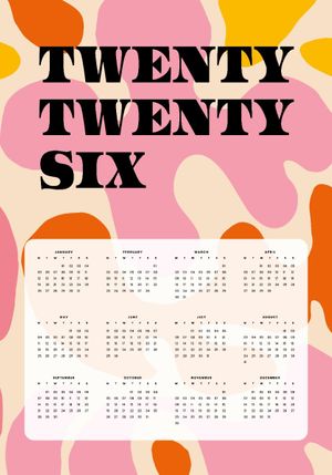 Calendar Pop Pop