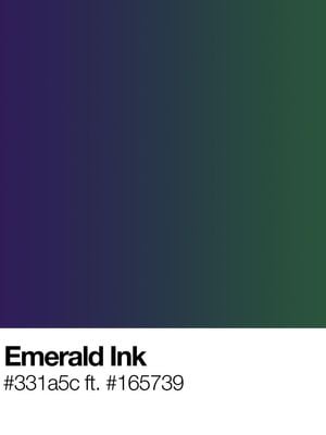Emerald Ink 30x40