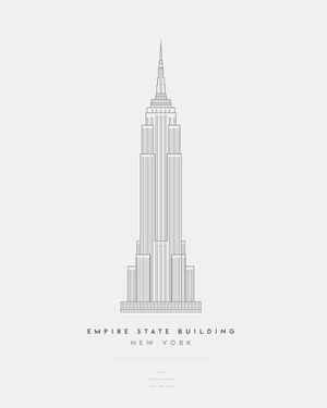 Empire State Building 40x50