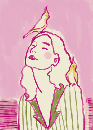 Feathers, Rosa