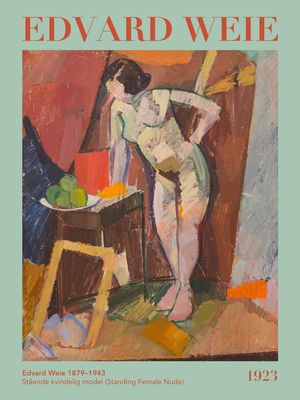 Female Model By Edvard Weie 30x40