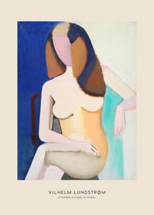 Female Model By Vilhelm Lundstrom 50x70