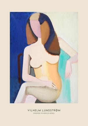 Female Model By Vilhelm Lundstrom 70x100