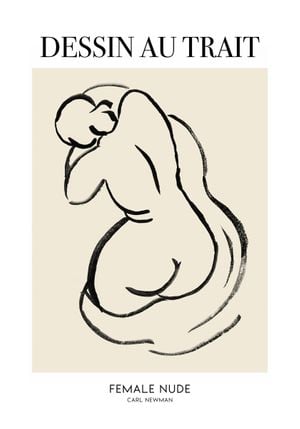 Female Nude 2 By Carl Newman 70x100