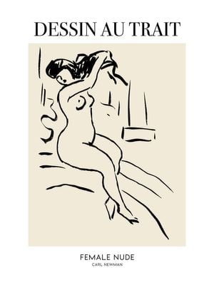 Female Nude By Carl Newman 30x40