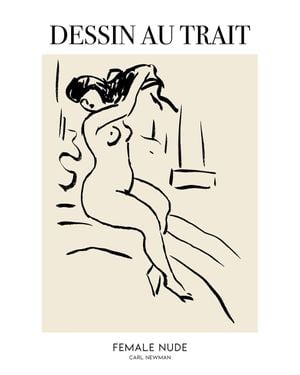 Female Nude By Carl Newman 40x50