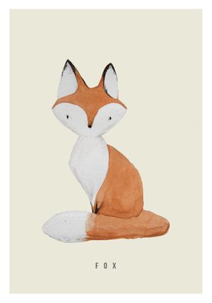 Fiery Fox 70x100