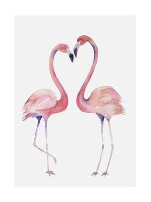 Flamingo Couple 2 30x40