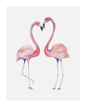 Flamingo Couple 2 40x50