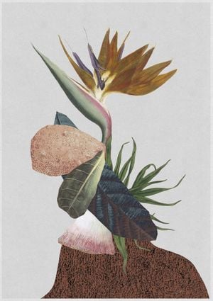 Flower Collage 21x30