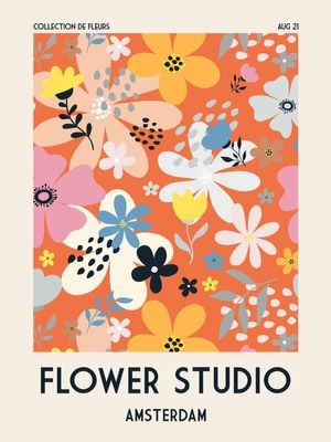 Flower Studio   Amsterdam 30x40