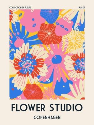 Flower Studio   Copenhagen 30x40