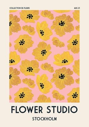 Flower Studio   Stockholm 70x100
