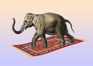 Flying Elephant 70x50