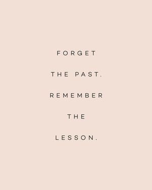 Forget The Past 40x50