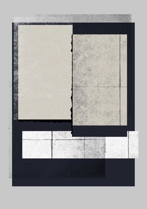 Geometric Torn 21x30