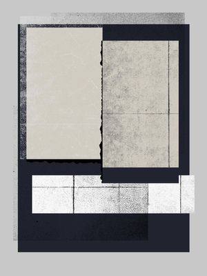 Geometric Torn 30x40
