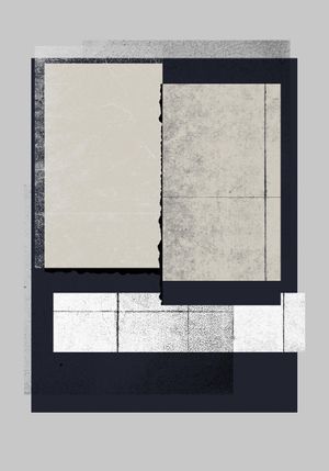Geometric Torn 70x100