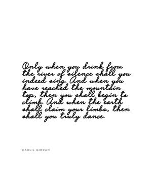 Gibran Quote 40x50