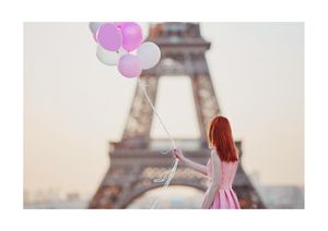 Girl With Baloons 30x21