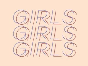 Girls Girls Girls 40x30