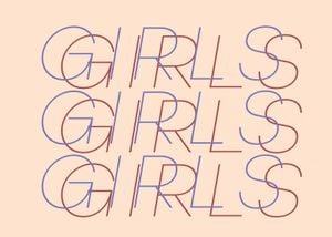 Girls Girls Girls 70x50